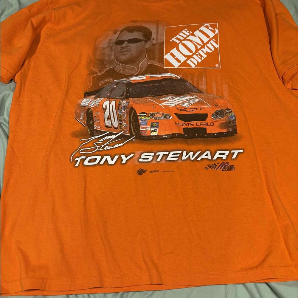 Orange Tony Stewart Graphic T-Shirt